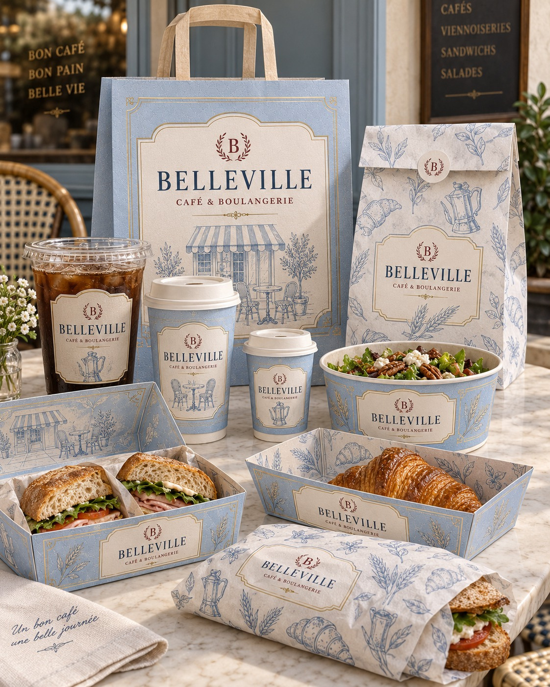 Belleville: Café & boulangerie suite