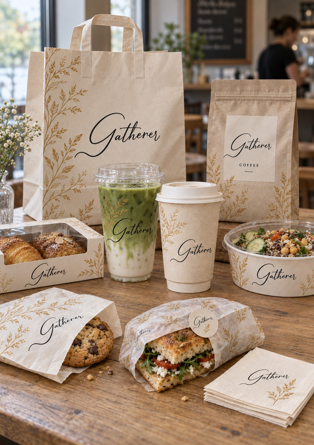 Gatherer: Café & deli packaging